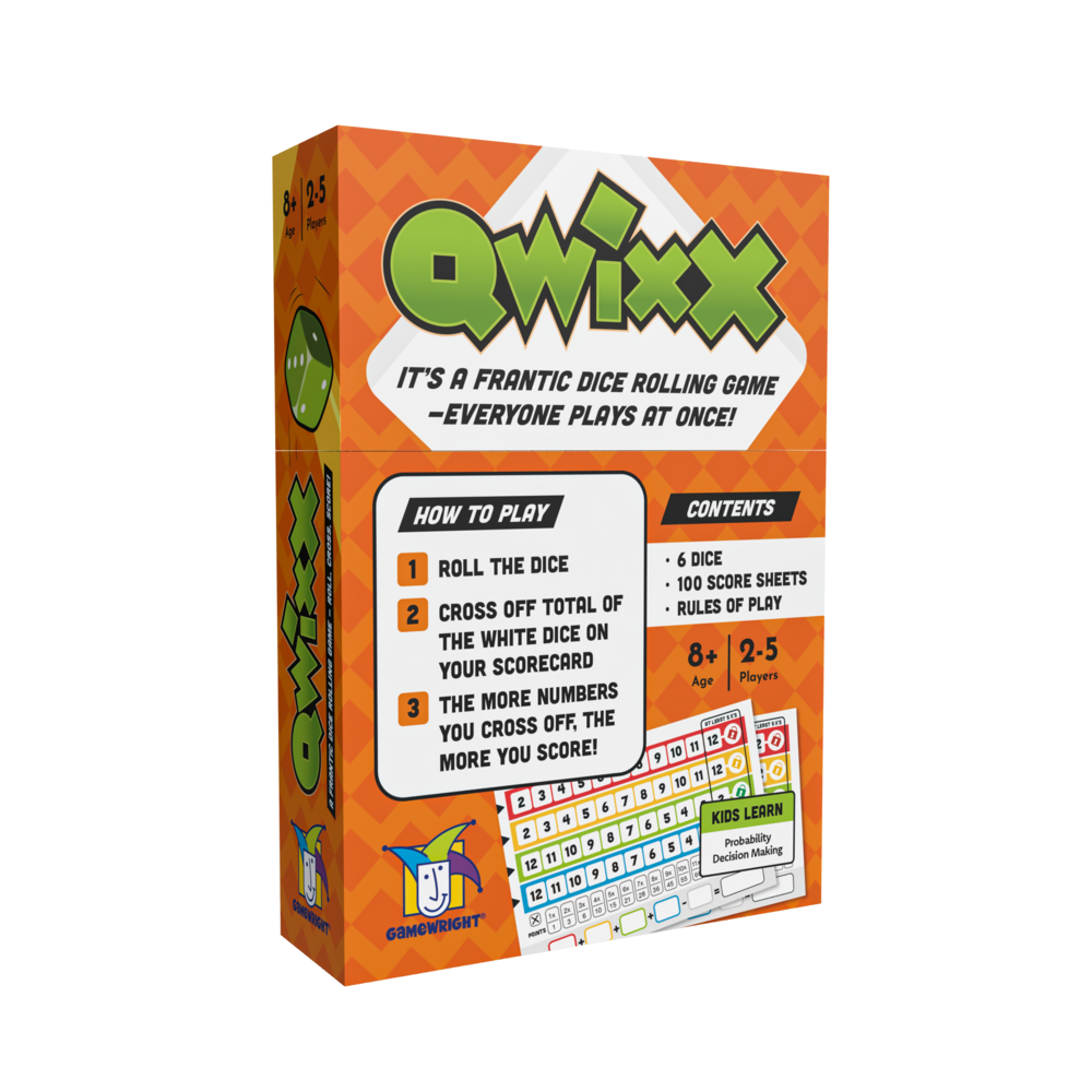 Quixx Dice Rolling Game