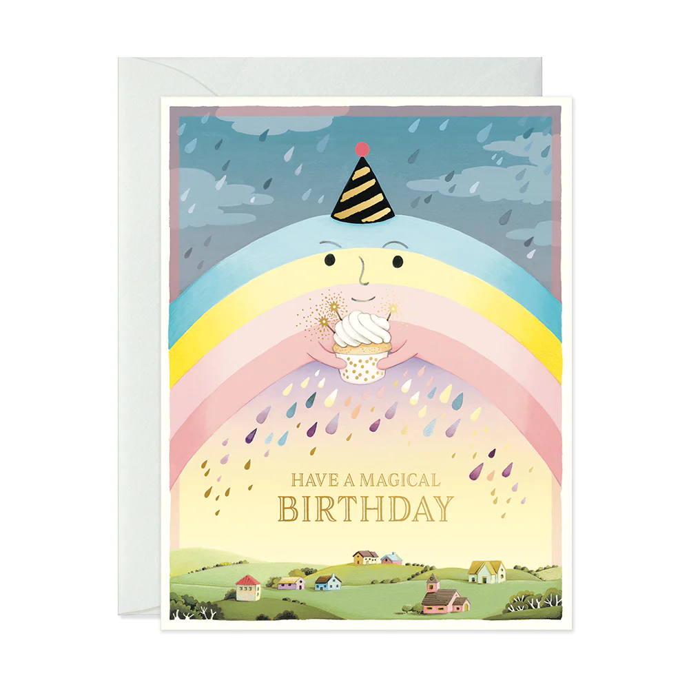 Card Rainbow Magical Birthday