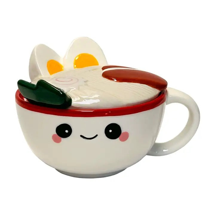 Ramen Mug With Lid 8 oz