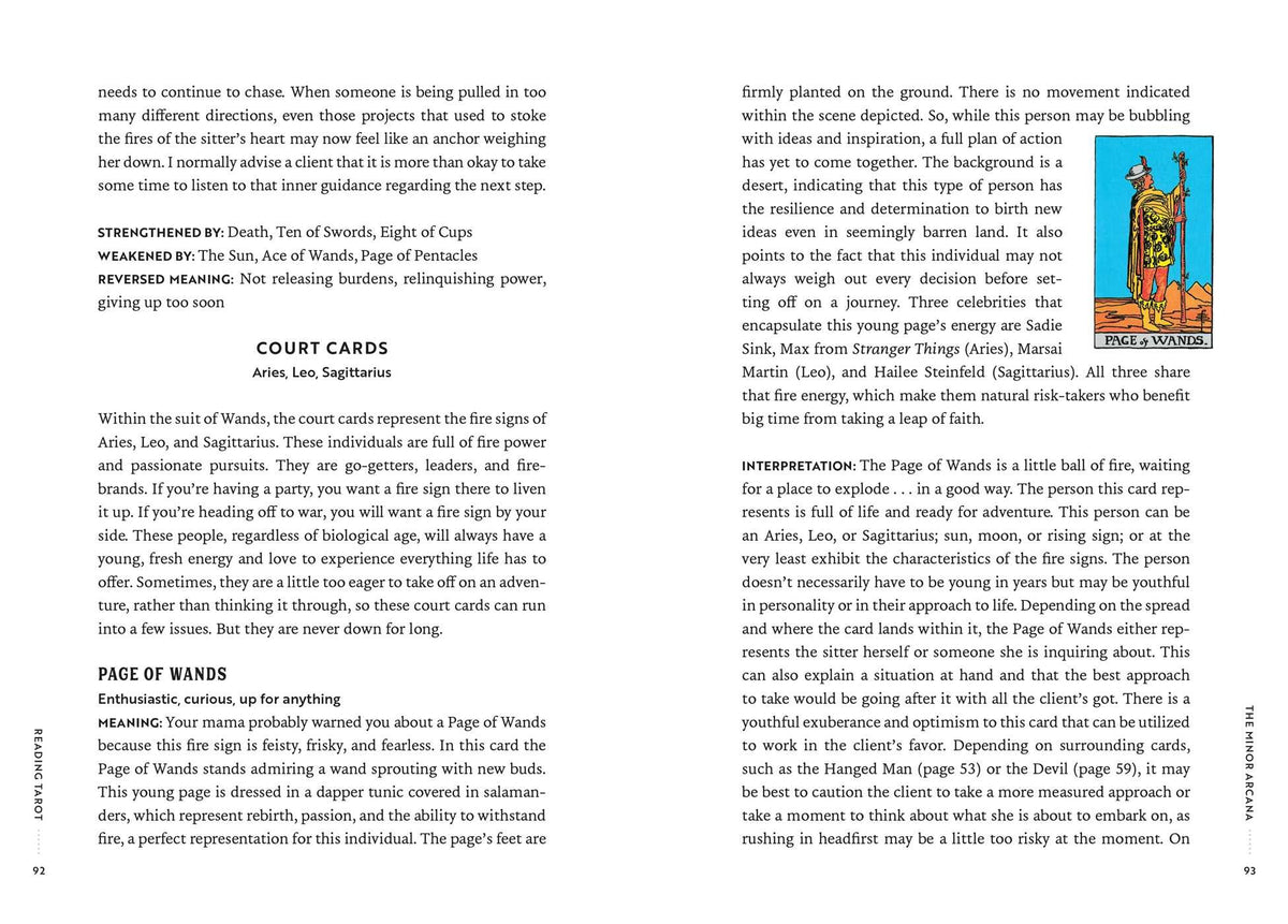Reading Tarot Daily Divination Book