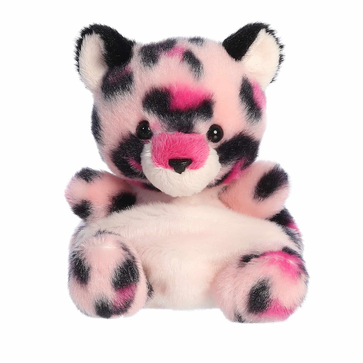 Regina Pink Leopard Palm Pals Plush 5"