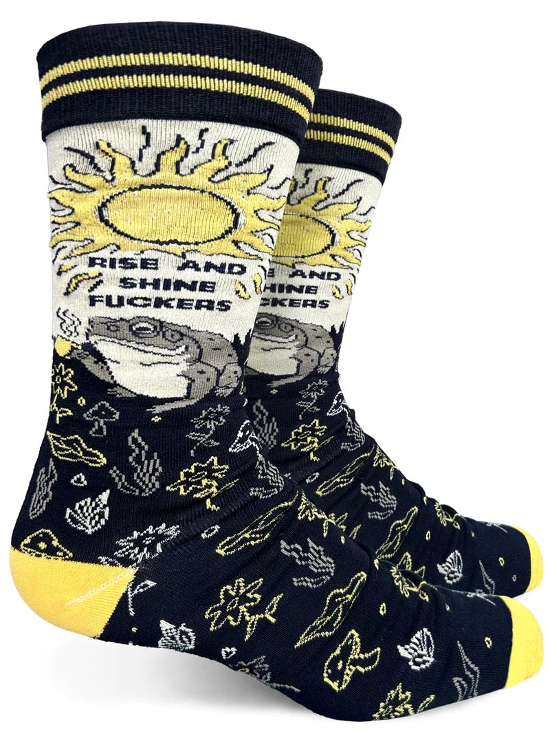 Rise And Shine Fuckers Men's Socks