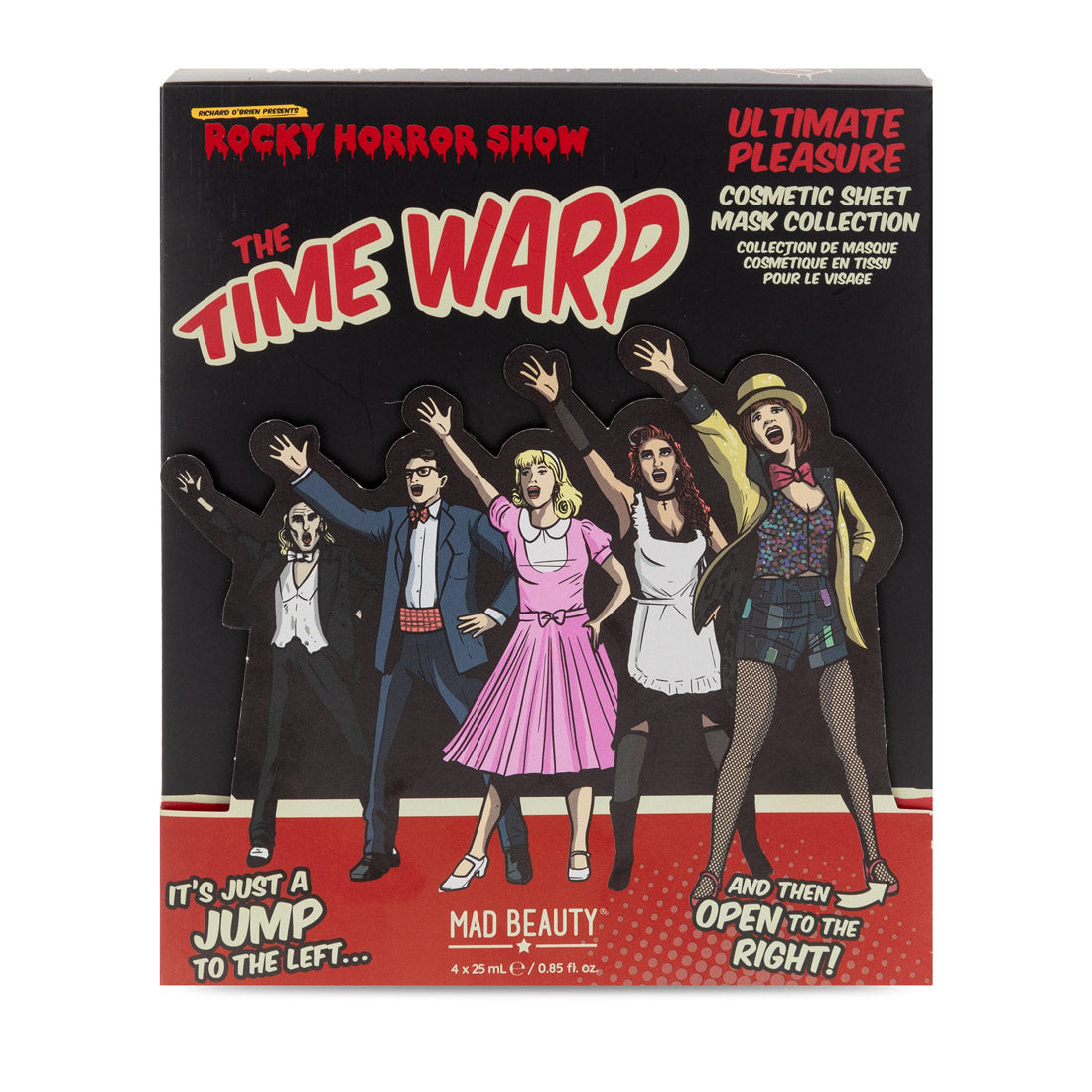 Rocky Horror Show The Time Warp Cosmetic Sheet Mask Collection