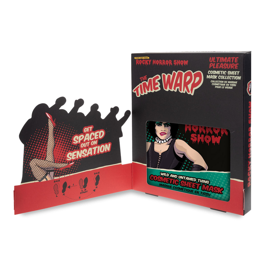Rocky Horror Show The Time Warp Cosmetic Sheet Mask Collection