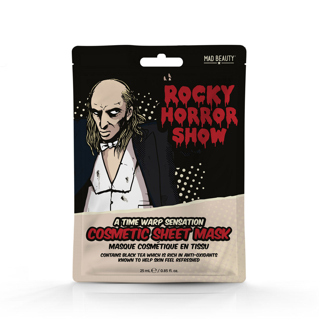 Rocky Horror Show The Time Warp Cosmetic Sheet Mask Collection