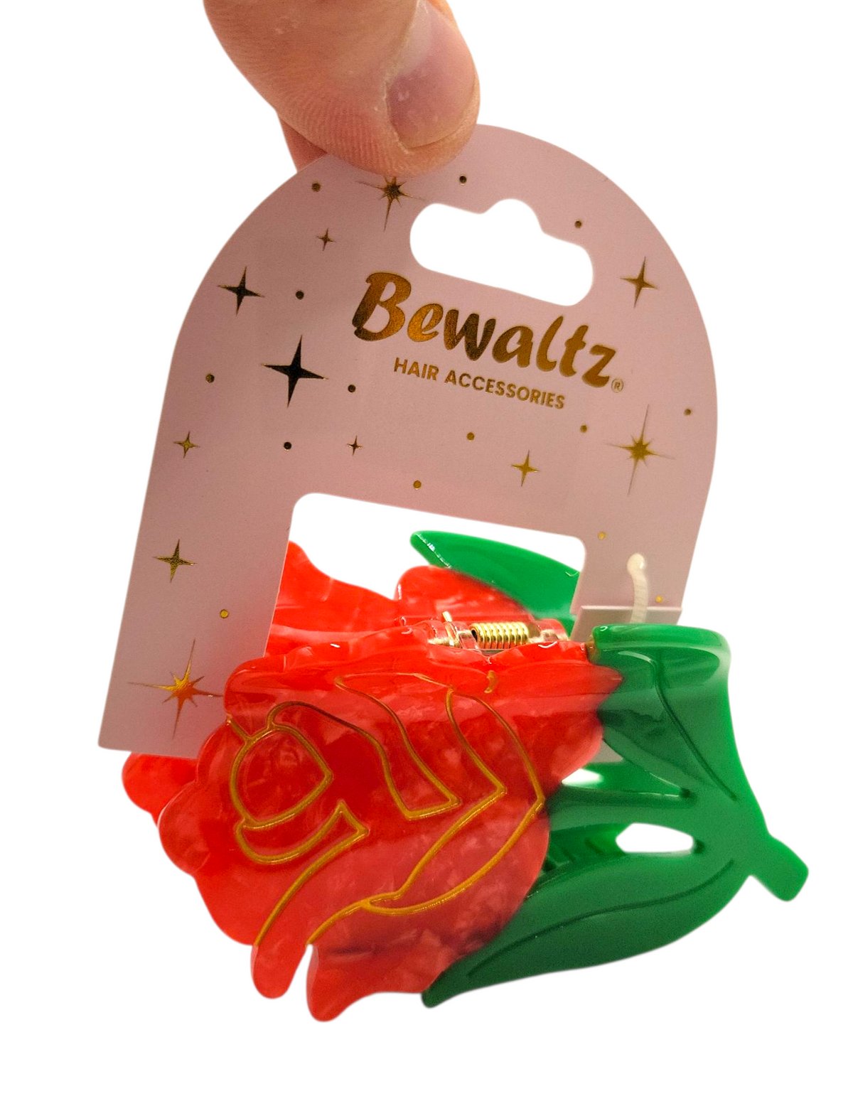 Rose Hair Claw Clip