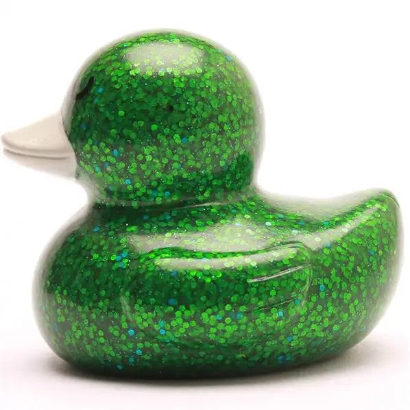 Rubber Ducky Glitter Green