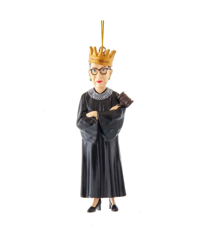 Ruth Bader Ginsburg Resin Ornament