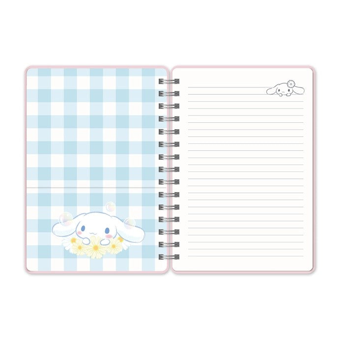 Cinnamoroll Sweet Daisies Spiral Notebook With Sticker Sheet