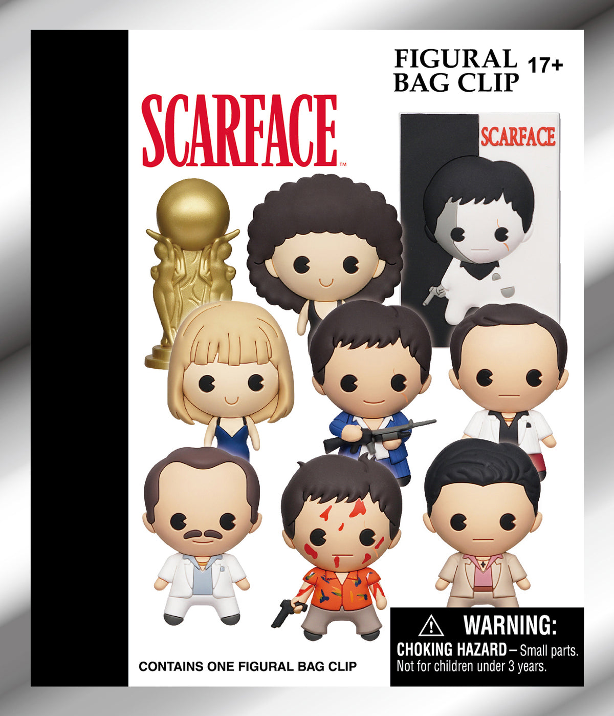 Scarface Figural Bag Clip