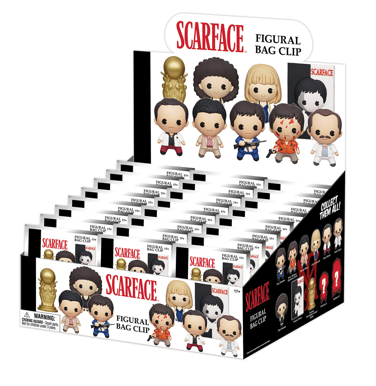 Scarface Figural Bag Clip