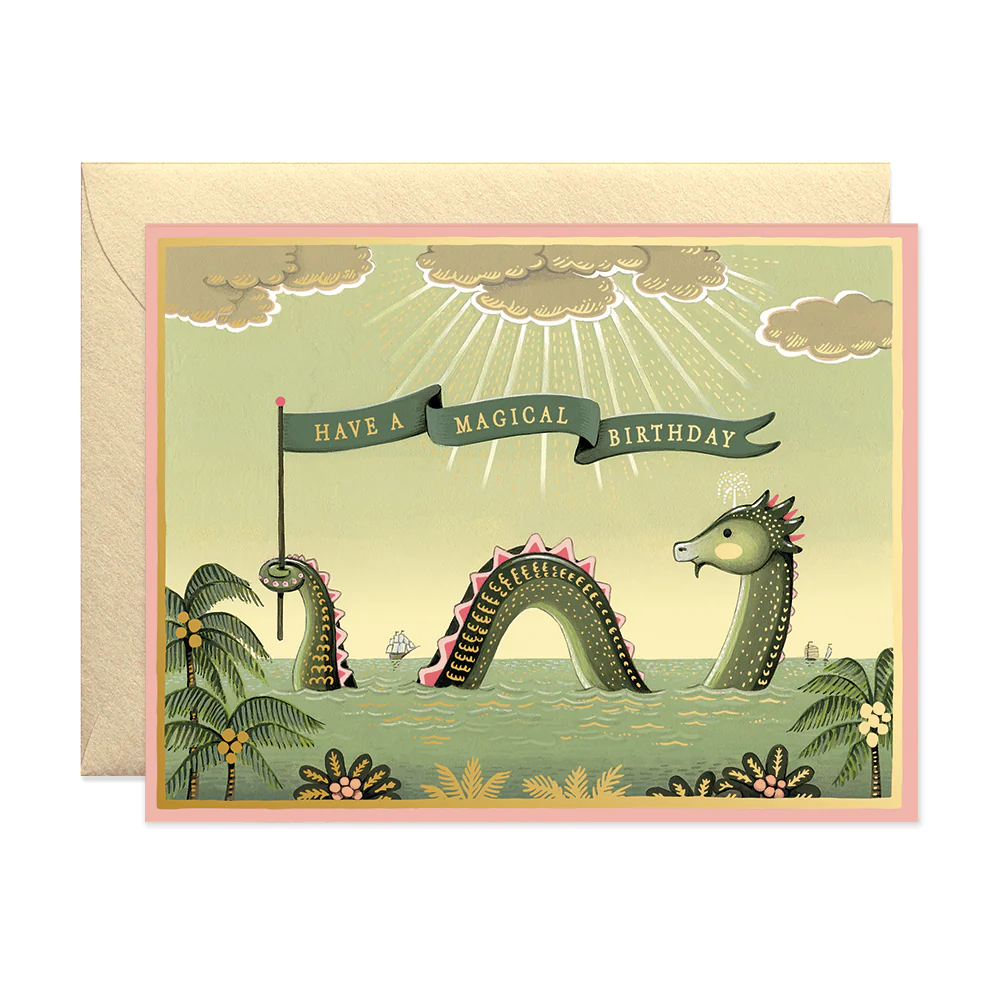 Card Sea Monster Magical Birthday