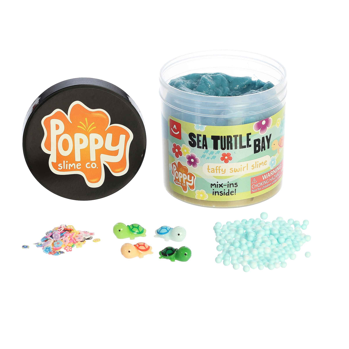 Sea Turtle Bay Taffy Swirl Slime