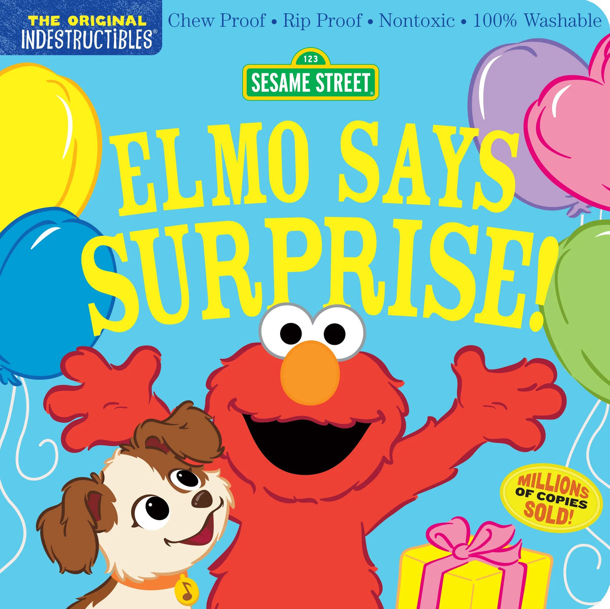 Indestructibles Elmo Says Surprise Book Sesame Street
