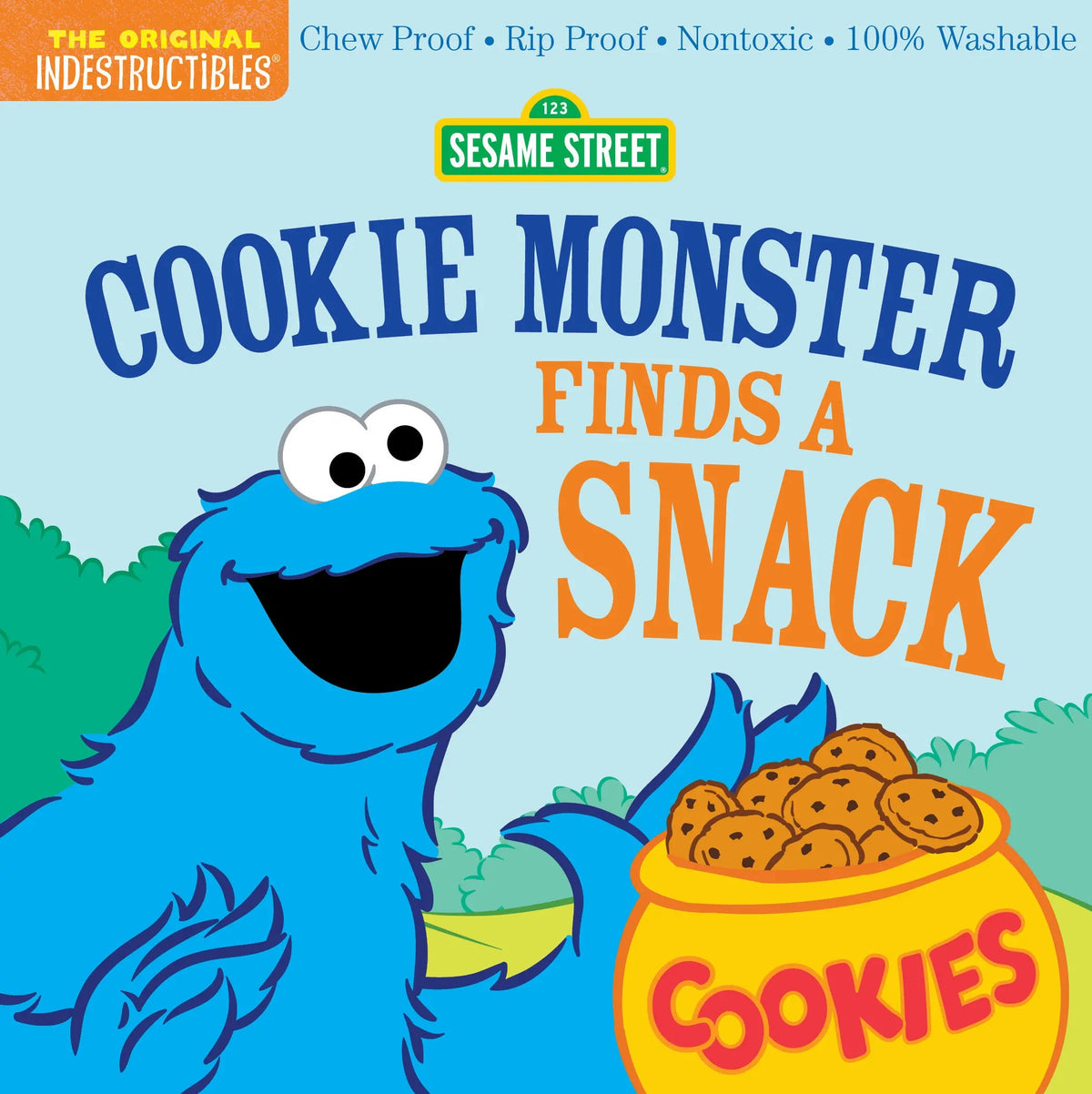 Indestructibles Cookie Monster Book Sesame Street