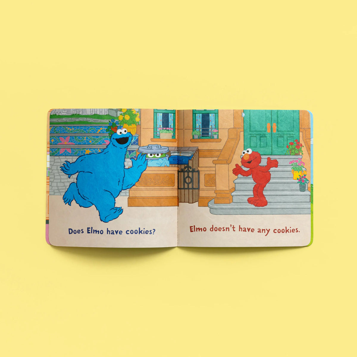 Indestructibles Cookie Monster Book Sesame Street
