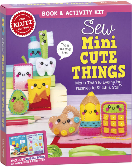 Sew Mini Cute Things Book & Activity Kit