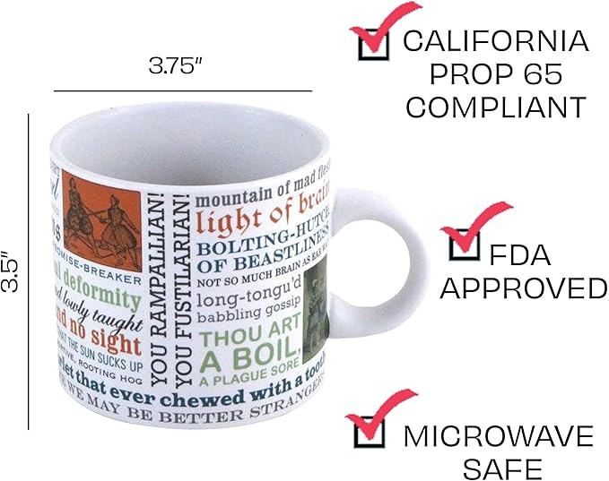 Shakespearean Insults Mug