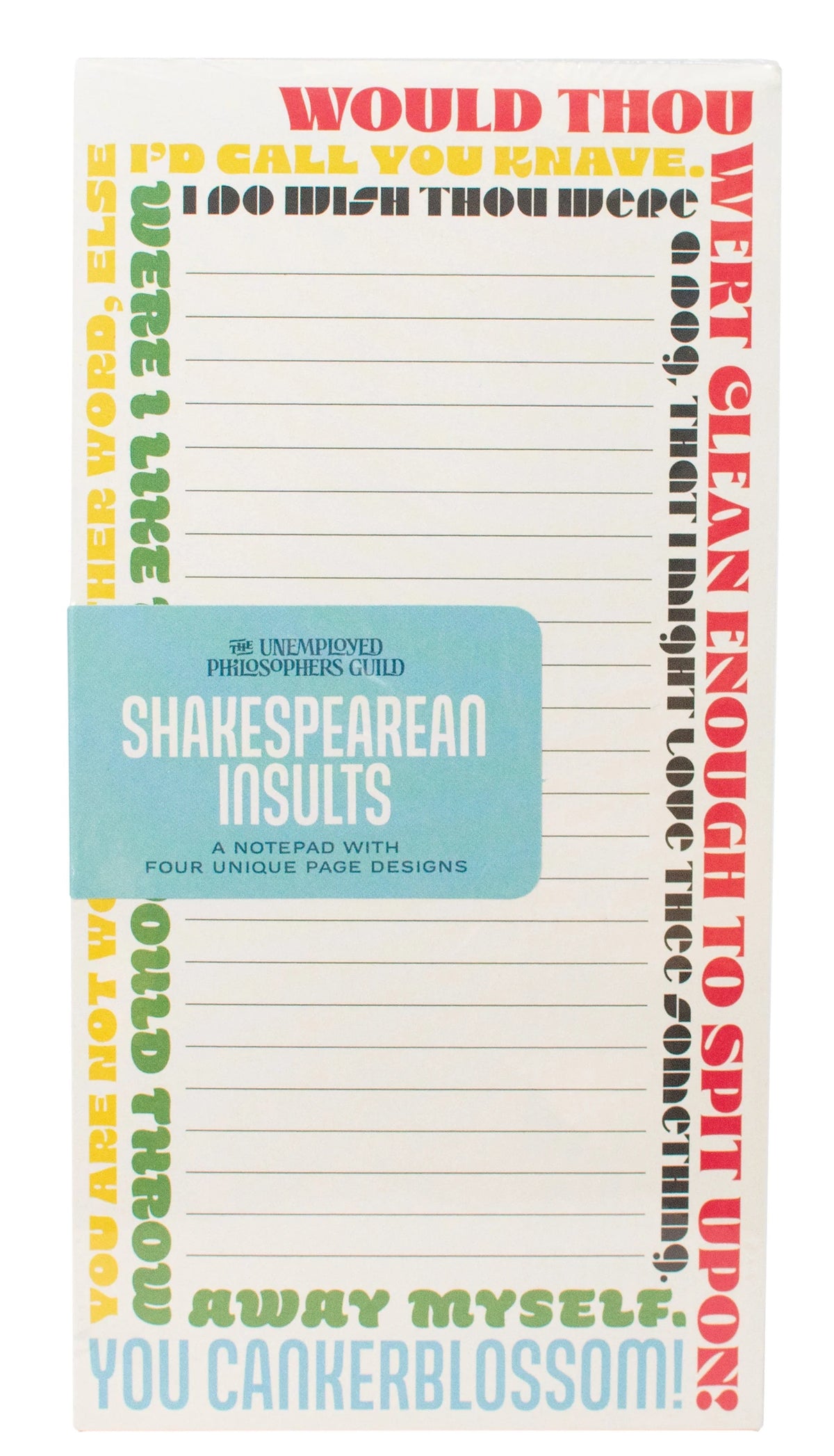 Shakespearean Insults Notepad