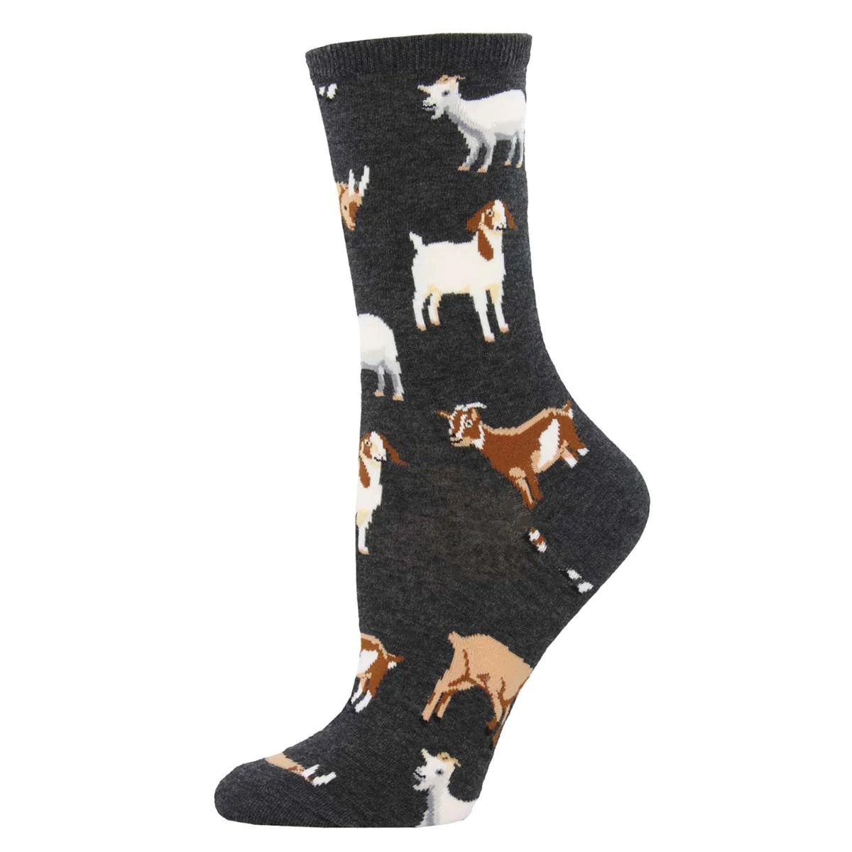 Silly Billy Women's Crew Socks Charcoal Heather