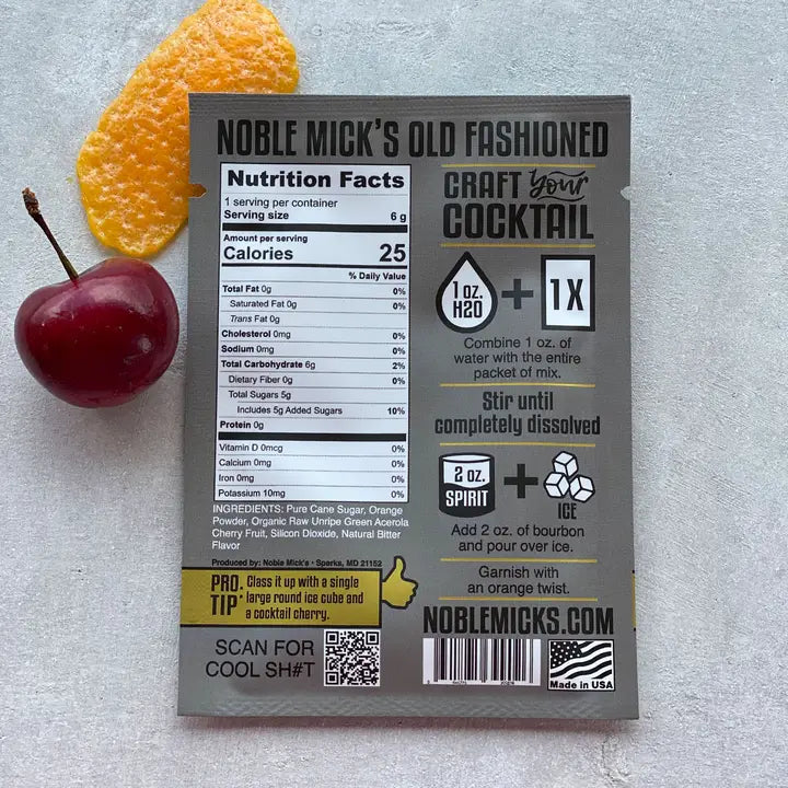 Single Serve Old Fashioned Mix