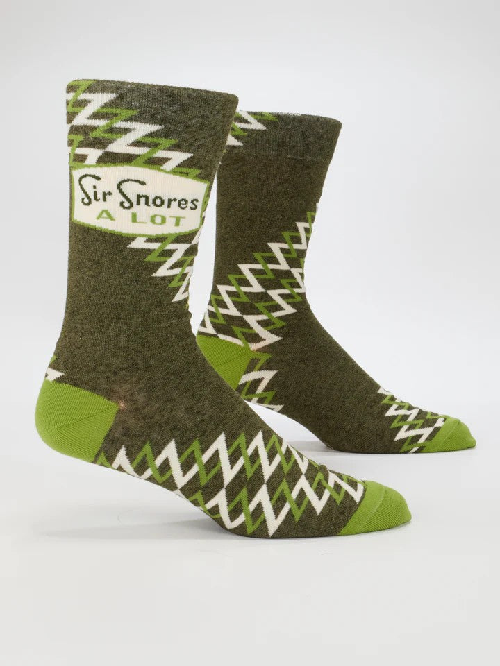 Sir Snores A Lot Men's Socks