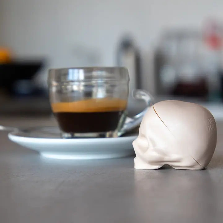 Skull Lip Balm Cream Espresso