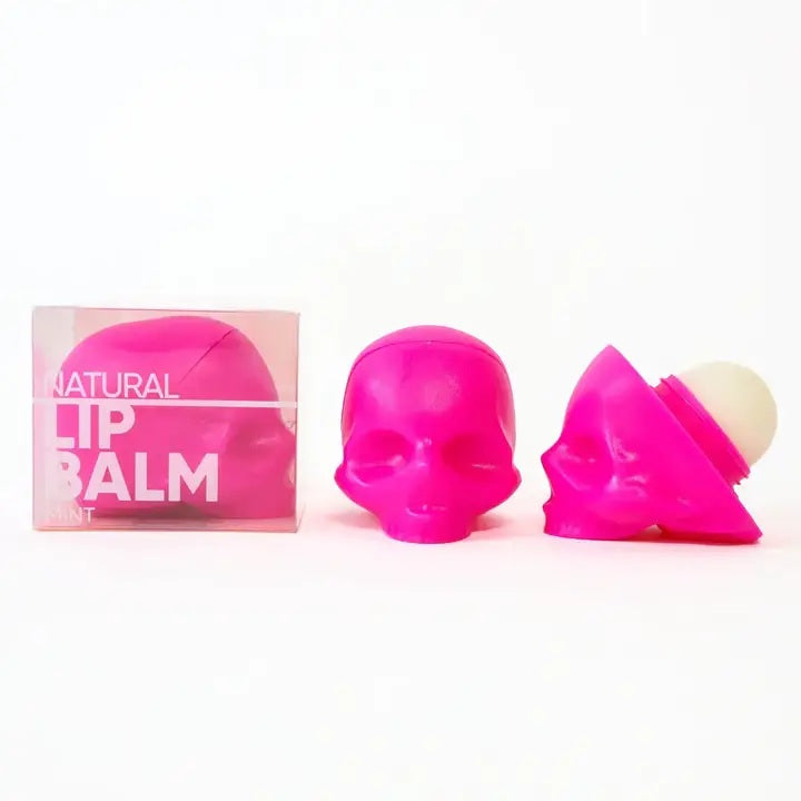 Skull Lip Balm Pink Mint