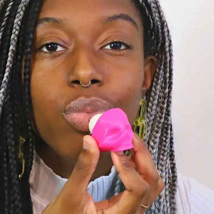 Skull Lip Balm Pink Mint