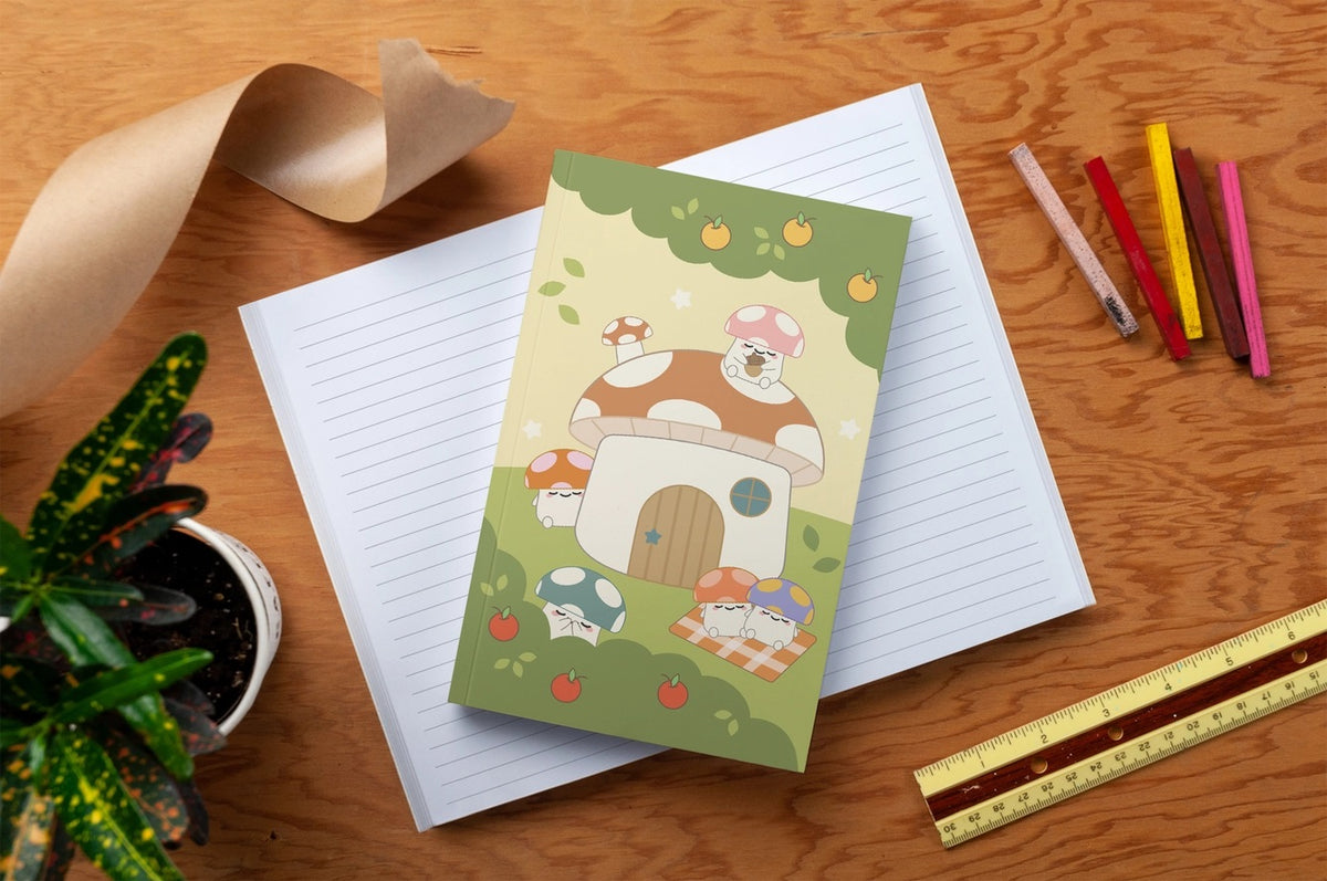Smoko Mushroom Garden Notebook