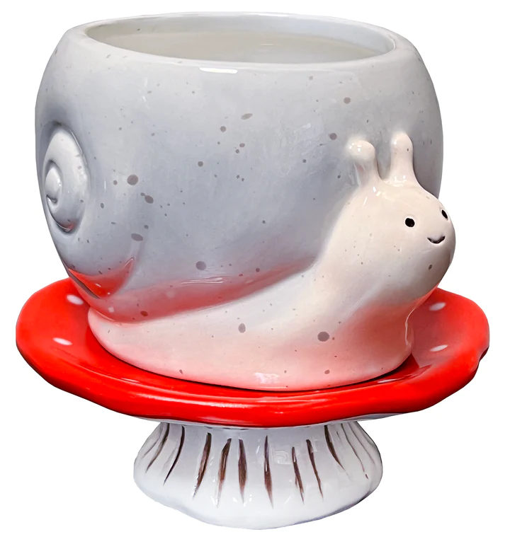 Snail & Mushroom Planter