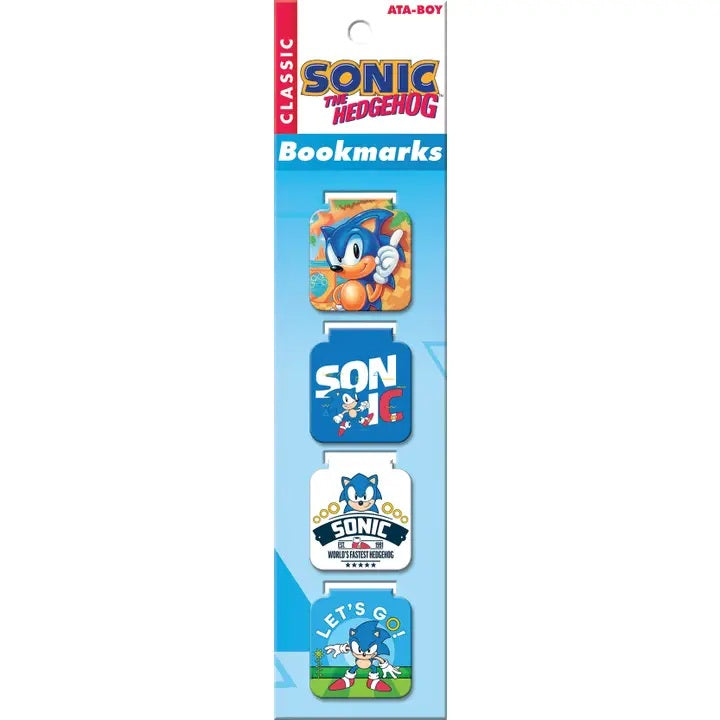 Sonic The Hedgehog Magnetic Bookmark Set