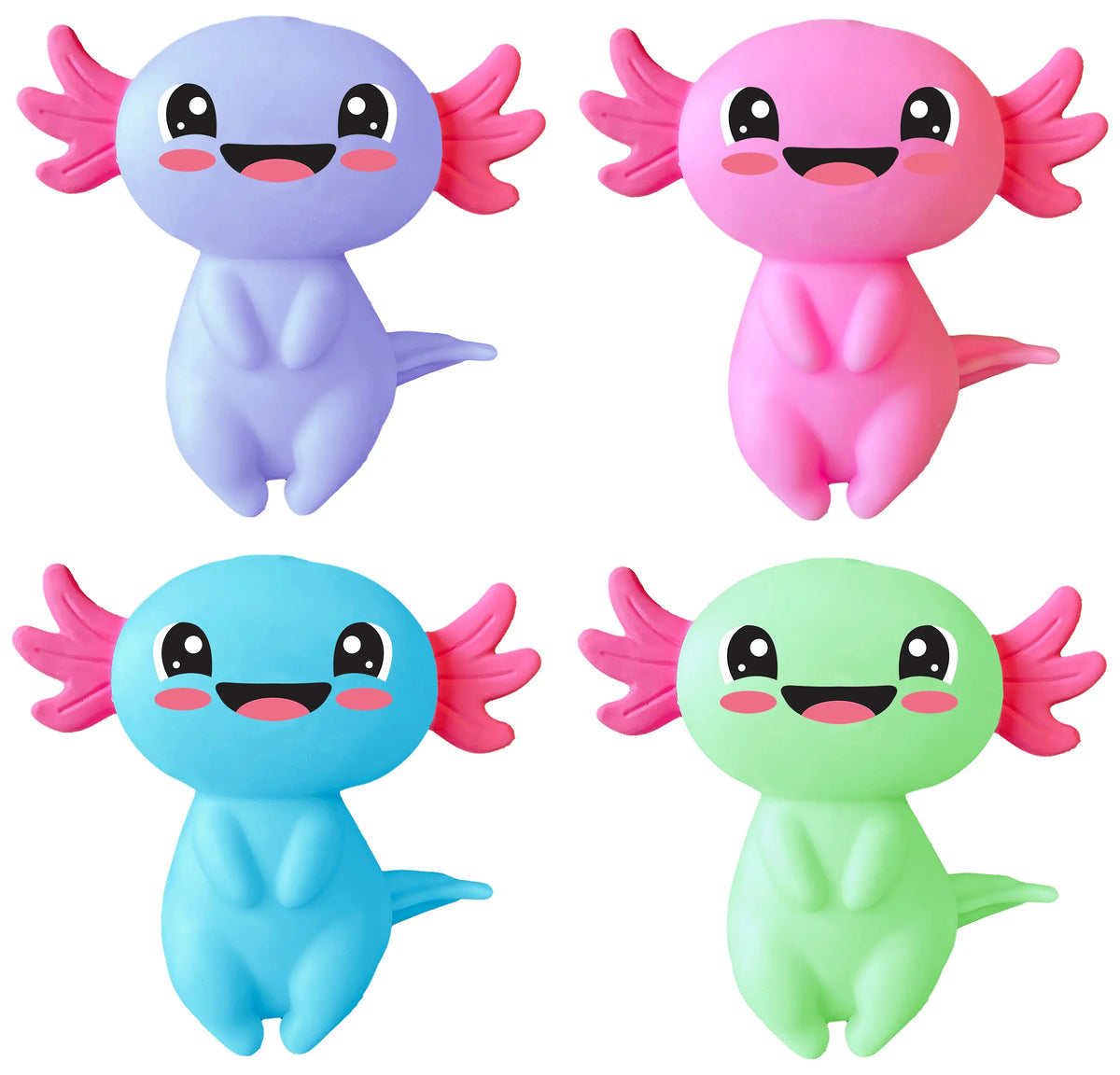 Squishallottls Axolotl Squish Assorted
