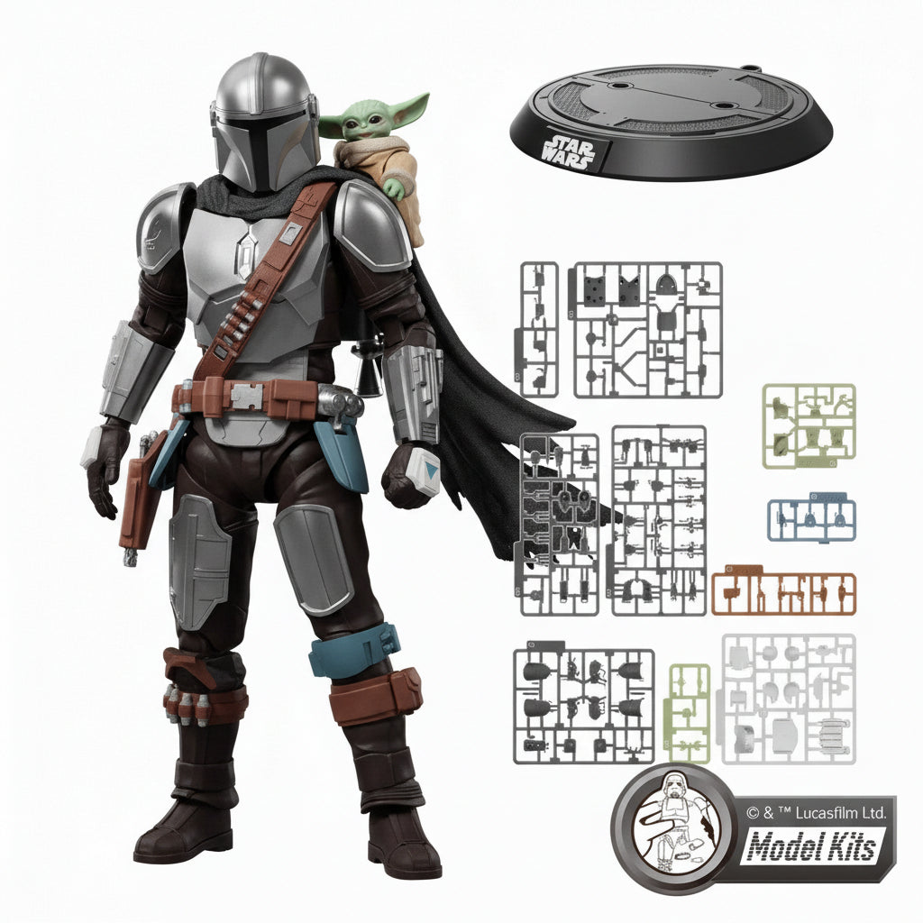 Star Wars The Mandalorian & Grogu Model Kit