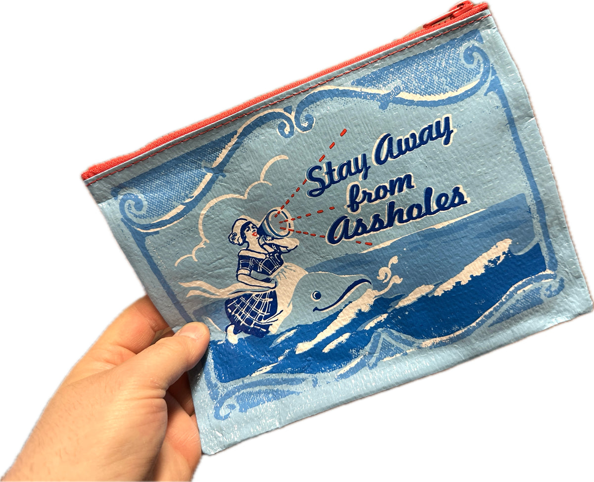 Stay Away From Assholes Zipper Pouch
