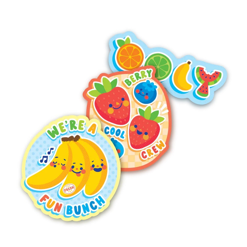 Stickiville Fruit Friends Die-Cut Vinyl Stickers