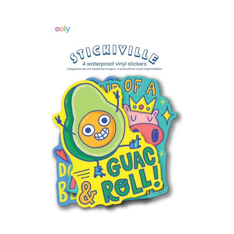 Stickiville Punny Pals Die-Cut Vinyl Stickers
