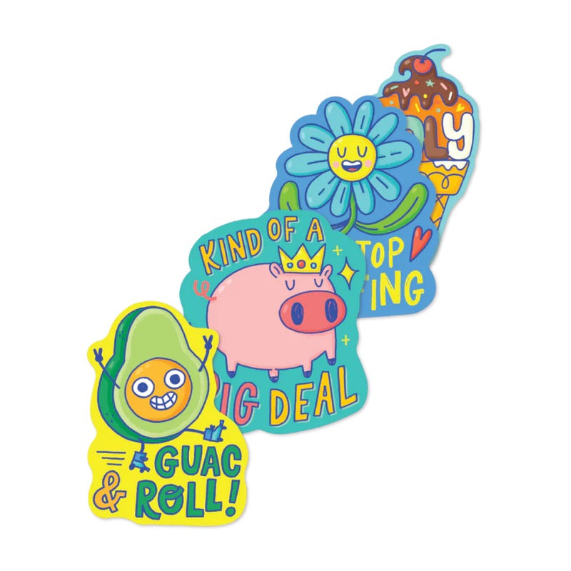 Stickiville Punny Pals Die-Cut Vinyl Stickers