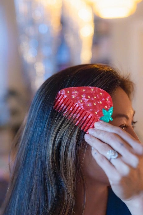 Strawberry Hair Comb
