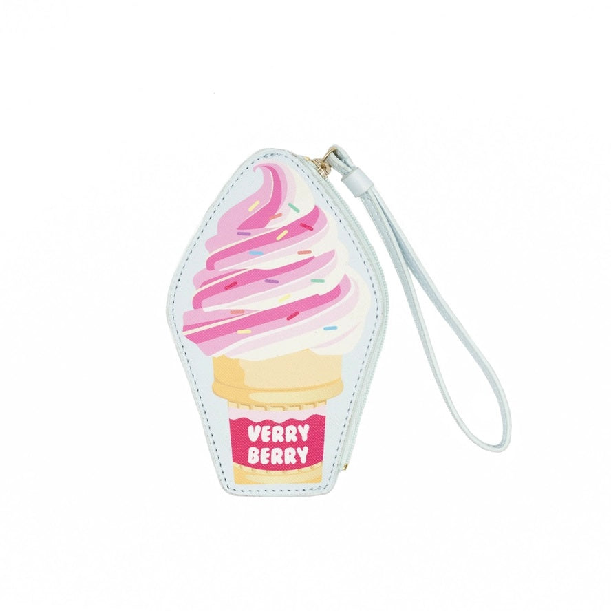 Strawberry Ice Cream Novelty Wristlet