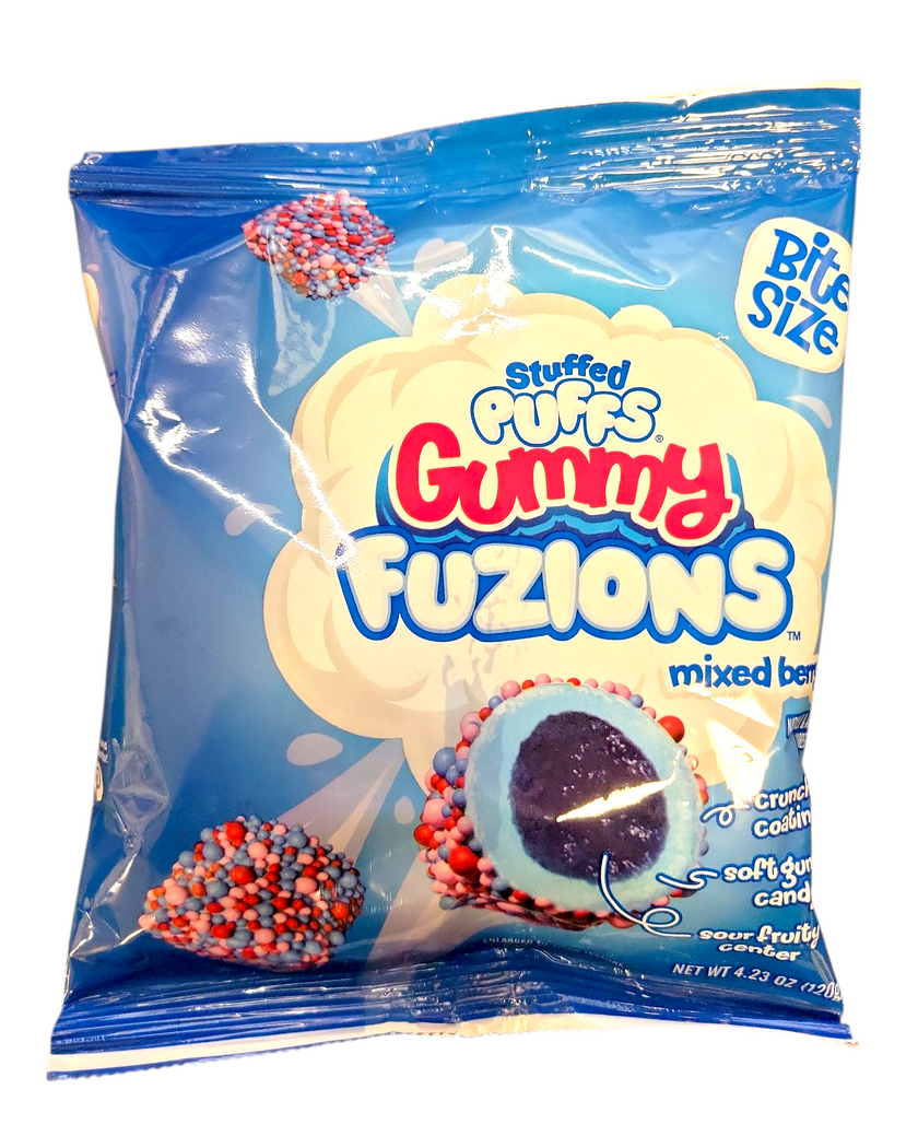 Stuffed Puffs Gummy Fuzions Mixed Berry 4.23 oz