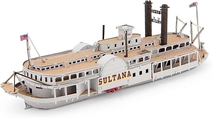 Sultana Steamboat Metal Model