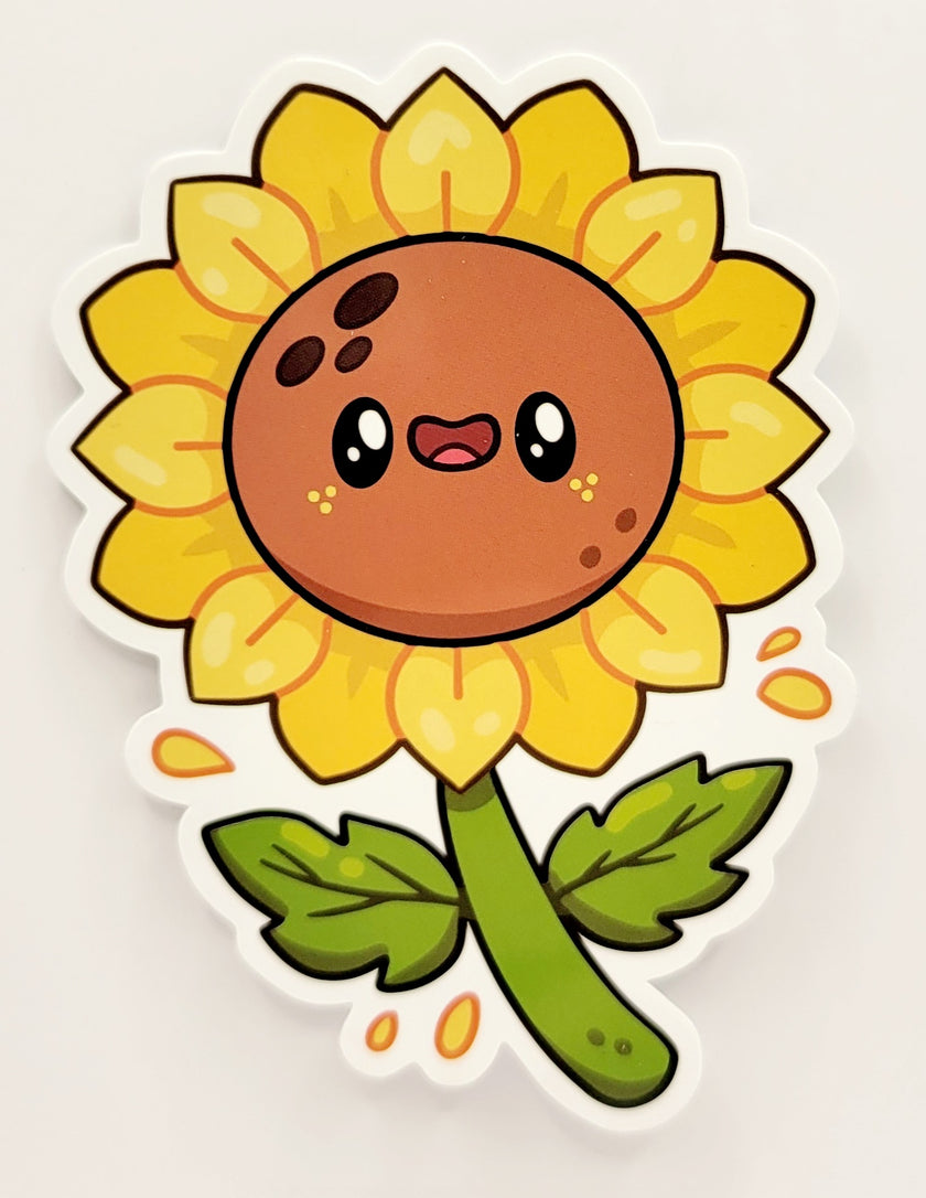 Sunflower Sticker 3"