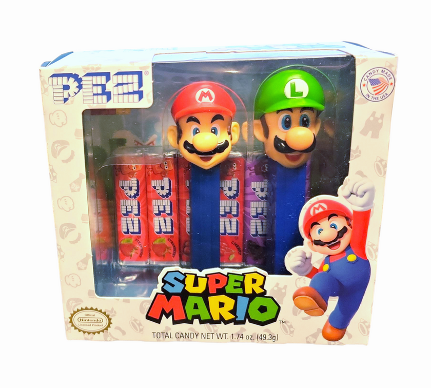 Super Mario And Luigi PEZ Set