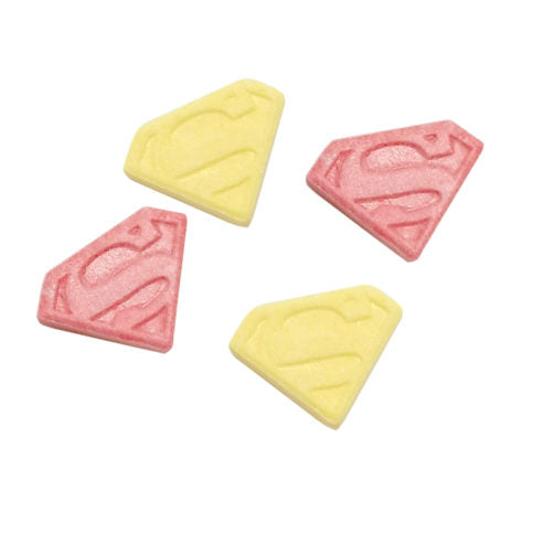 Superman Shield Cherry Sours Candy Tin DC Comics