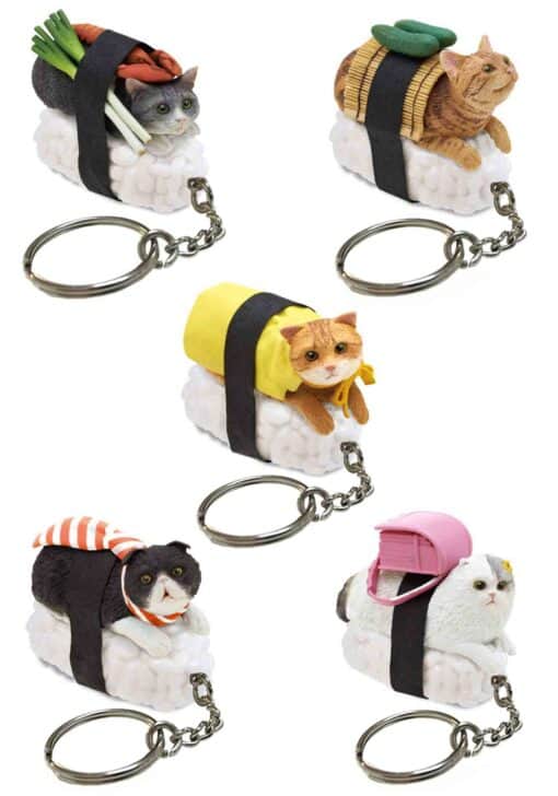 Sushi Cat Keyring Blind Box Version 1