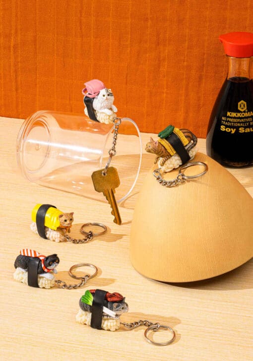 Sushi Cat Keyring Blind Box Version 1