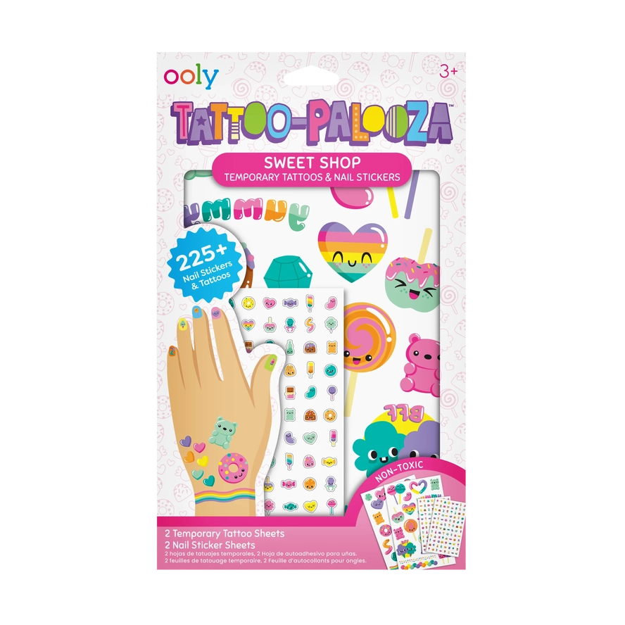 Sweet Shop Tattoo-Palooza Temporary Tattoos & Nail Tattoos