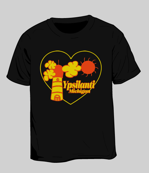Ypsilanti Cartoon Kid's T Shirt
