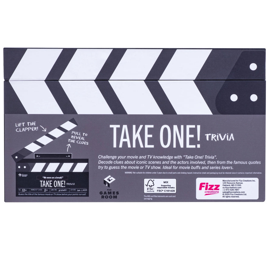 Take One! Movie Trivia Game